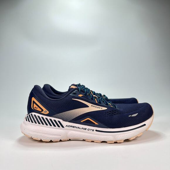 Brooks Adrenaline GTS 23 Blue Running Shoes Lace Up 1203811B482 Women's Size 6.5 - Picture 1 of 10